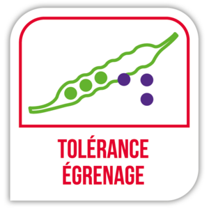 Tolérance égrenage