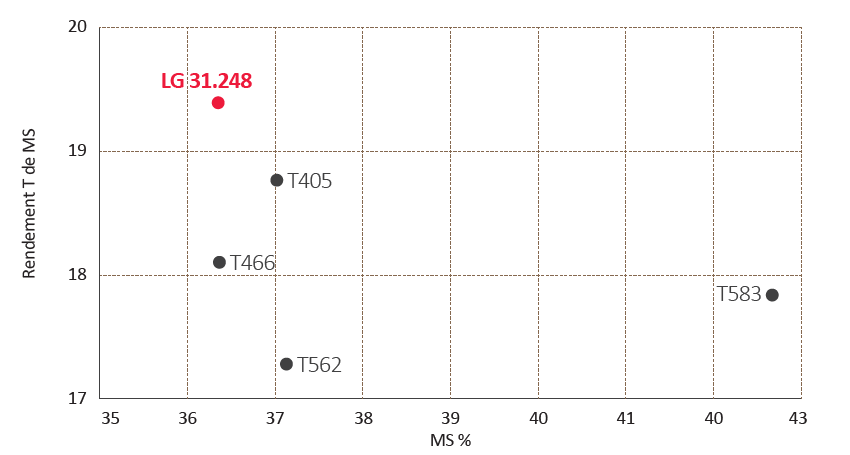 LG 31.248 - Très précoce fourrage - 9 lieux France 2025