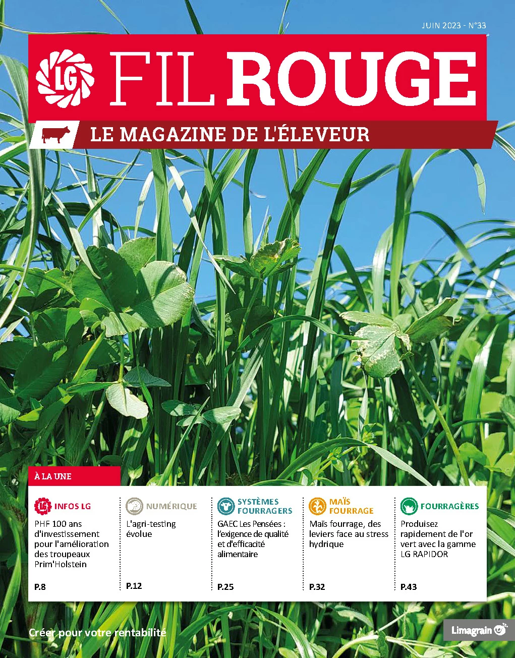 Fil Rouge, le Magazine de l'éleveur n°33 - Juin2023 Visuel Fil Rouge, le Magazine de l'éleveur n°33 - Juin2023